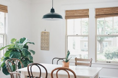 Dining room - farmhouse dining room idea in Nashville