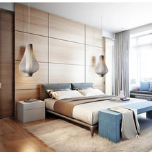 Master bedroom wall