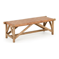 La Lune Collection - Rustic Bench #1147 by La Lune Collection - Indoor Benches