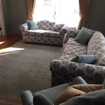 Living Room Persian Green Rug