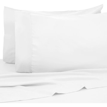 Kathy Ireland Home 1200 Thread Count 6 Piece Sheet Sets, 6 Colors, White, Full