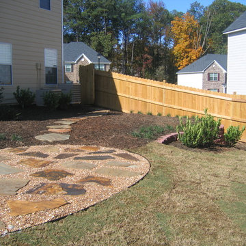 Stone Patio & Stepping Stones