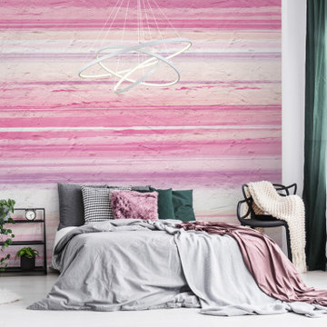 Pink caramel wall mural