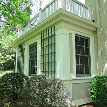 Addition with Screened Porch and Master Bathroom above Porch