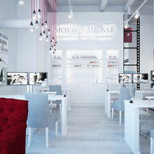 Дизайн интерьера MOVIE Nail Bar  ул. Пулковская