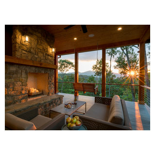 Waynesville Mountain Modern Craftsman - Craftsman - Deck - Other - by ...