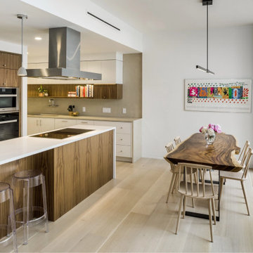 Rift White Oak Wide Plank Flooring, Kitchen & Dining