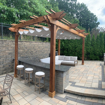 Patio Pergolas with a Retractable Canopy