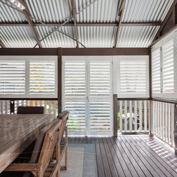 Aluminium Bermuda Shutters Enclosure - Exterior Shutters