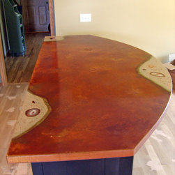 Concrete Bar Tops - Indoor Pub And Bistro Tables