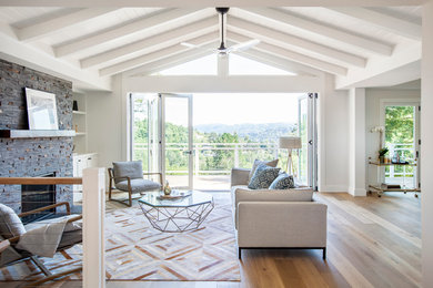 Living room - contemporary living room idea in San Francisco