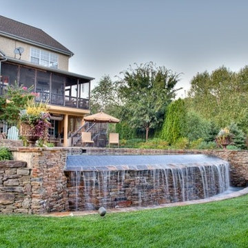 Luxury Pool With Waterfall