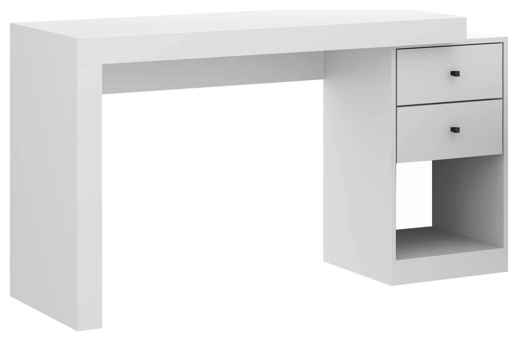 Techni Mobili Expandable Home Office Desk, White - Transitional - Desks ...