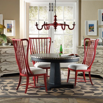 Hooker Furniture Sanctuary Collection Round Aluminum Dining Table