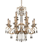 Allegri - Valencia 32x37" 12-Light Modern Classic Chandelier by Allegri - From the Valencia collection  this Modern Classic 32Wx37H inch 12 Light Chandelier will be a wonderful compliment to  any of these rooms: Dining Room; Bedroom; Kitchen; Foyer