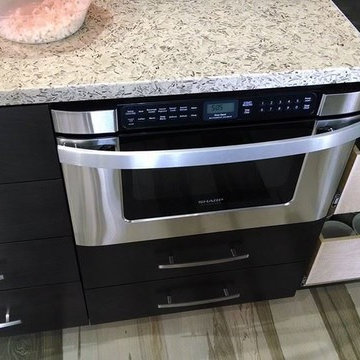 St. Pete Beach Espresso Recycled Glass Kitchen
