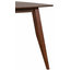 78 in. Rectangular Dining Table in Danish Walnut