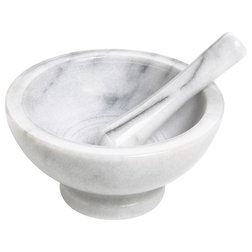 Contemporary Mortar And Pestle Sets by Ironwood Gourmet