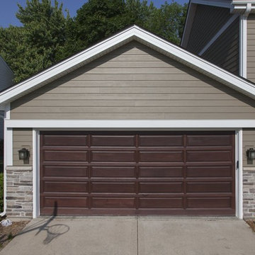 A Sharp new exterior with Andersen Windows & Hardie Siding in Naperville