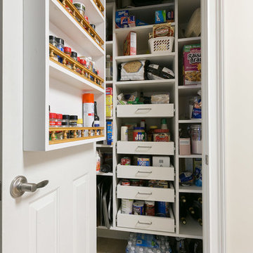 Reach-in Pantry w/ Door Organizer