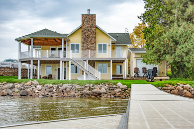 Example of a classic exterior home design in Other