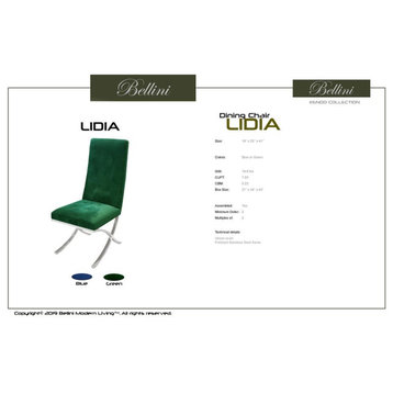 Lidia Dining Chair Green