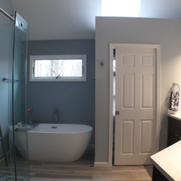 Belle Mead Master Bath Reno, Addition of en-suite bath