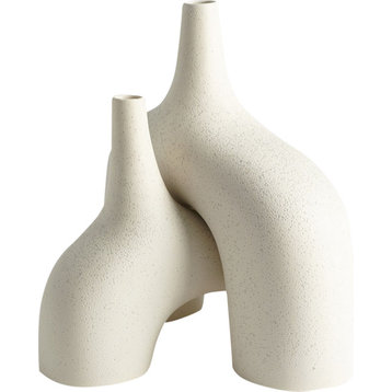 Stretch Vase Cream Stone, Large