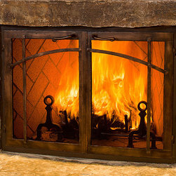 Custom Fireplace Door - Indoor Fireplaces
