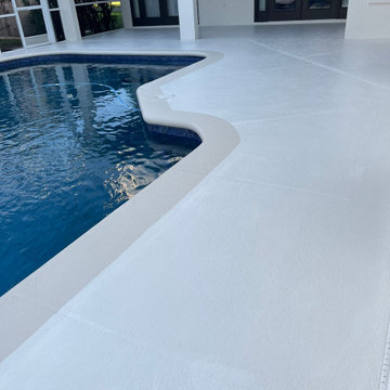 Resurface using our non slip temperature cooling texture finish