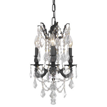 9203 Rosalia Collection Hanging Fixture, Clear, Royal Cut
