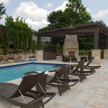Backyard landscape