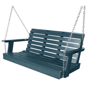 Soren Porch Swing 4', Aquatic Blue