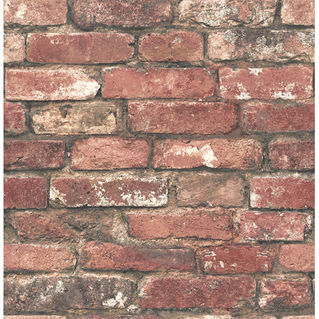 Loft Red Brick Wallpaper, Sample