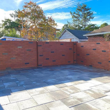 Brick walls-pillars-fireplaces-Mailbox