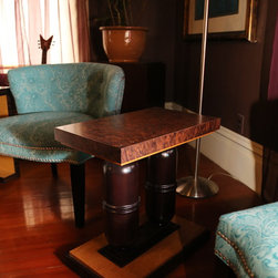 Walnut Burl End Table - Products