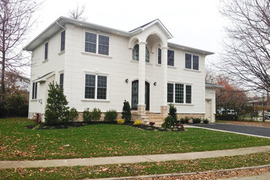 Inspiration for a timeless exterior home remodel in New York
