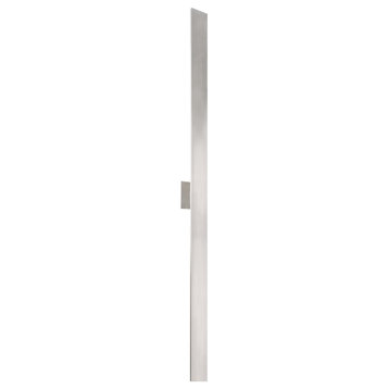 Vesta All-Terior Wall Sconce, Brushed Nickel, 3"Wx72"Hx2.375"E