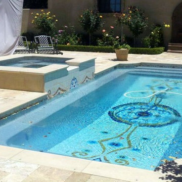 Precast pool and spa coping