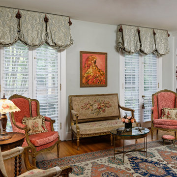 French-Inspired Living Room Soft Shades