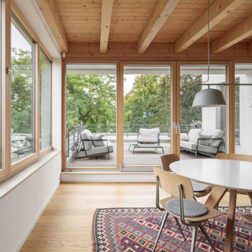 Dachsalon und Terrasse