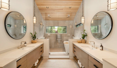 7 New Bathrooms With a Low-Curb Shower