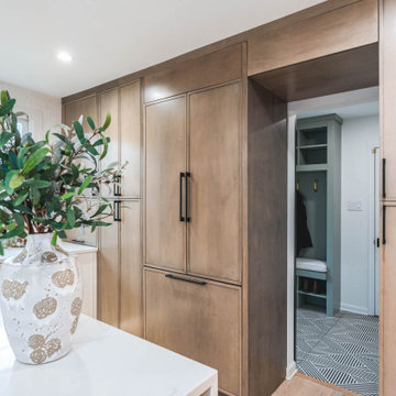 Sleek Elegance: Slim Shaker Cabinet Kitchen Renovation
