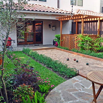 Bocce ball and food in Montrose