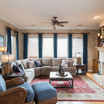 Updated Traditional Whole Home Decorating with Pops of Color