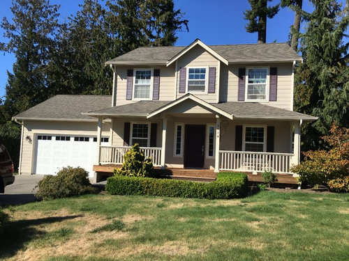 What Style Is My House Need Suggestions For Door Shutter We Are Going To Be Painting Exterior Replacing Shutters And Front Door I Would Also Like Beef Up The Columns With A Bit Molding Detail