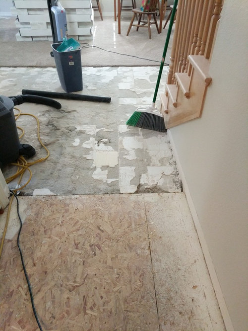 Wood Over A Cement Backer Board, How To Install Wood Tile Floor On Concrete
