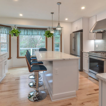 White Shaker Kitchen Design Williamsburg, VA