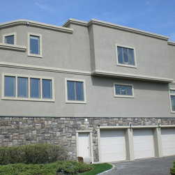 Hardcoat Stucco with Cultured Stone - Outdoor Products