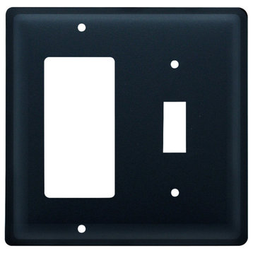 Single GFI and Switch Cover, Plain